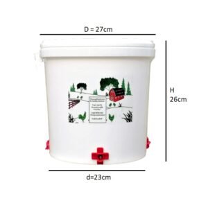 Abbeveratoio Automatico 10L con 4 Nippli orizzontali