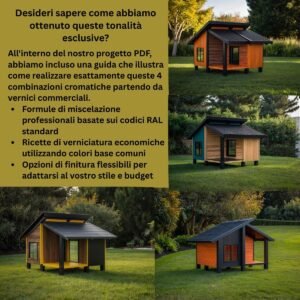 Cuccia per cani di piccola e media taglia – Progetti e disegni in scala metrica (cm)